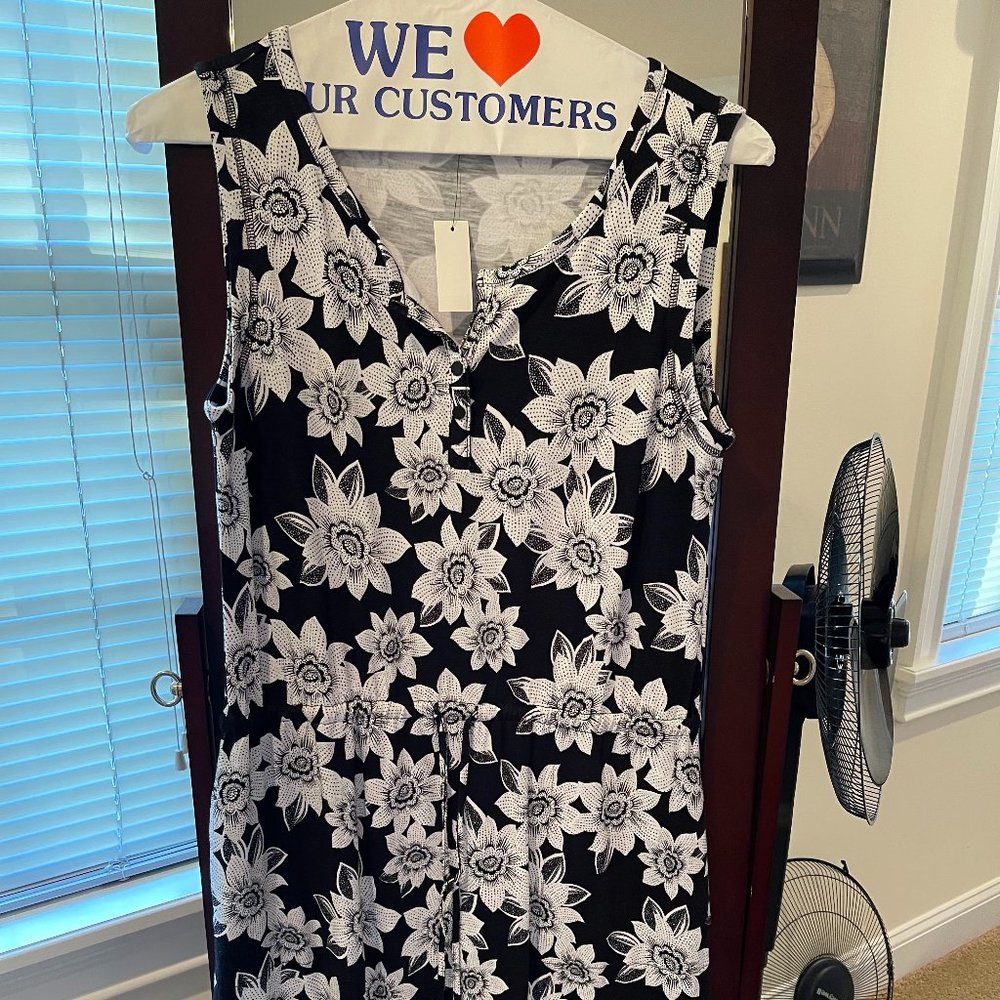 Talbots summer cotton dress